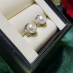 Hoa tai ngọc trai vuông HTV