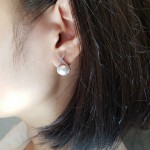 Hoa tai ngọc trai móc nơ HTMN