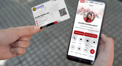Thẻ danh thiếp thông minh (Card Visit điện tử) IZiLeads – Kết nối nhanh, tiện lợi