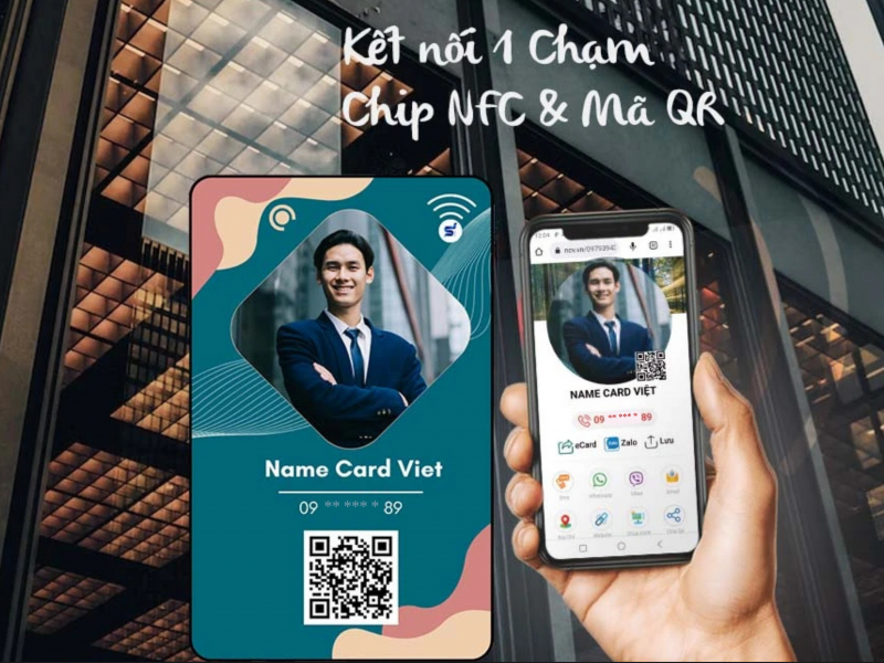 Thẻ Danh Thiếp Thông Minh IZiLEADS: Tính Năng NFC và QR Code Đột Phá.