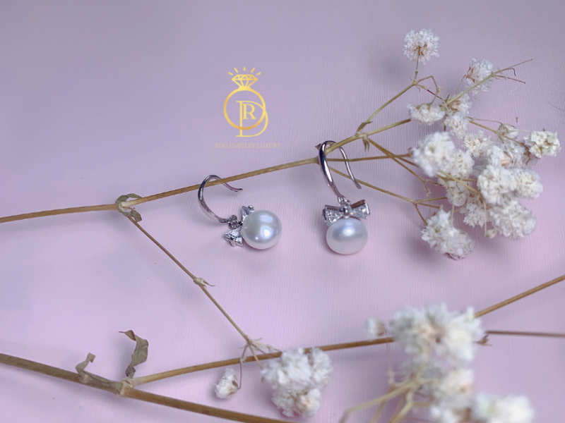 Hoa tai ngọc trai nơ HTN