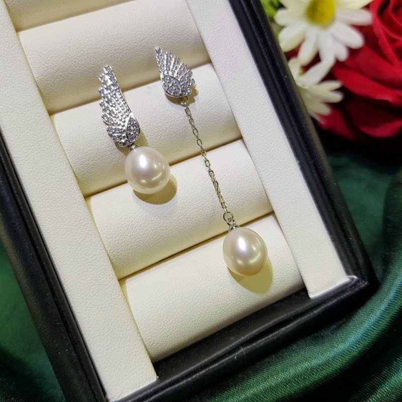 Hoa tai ngọc trai cánh thiên thần HTTT