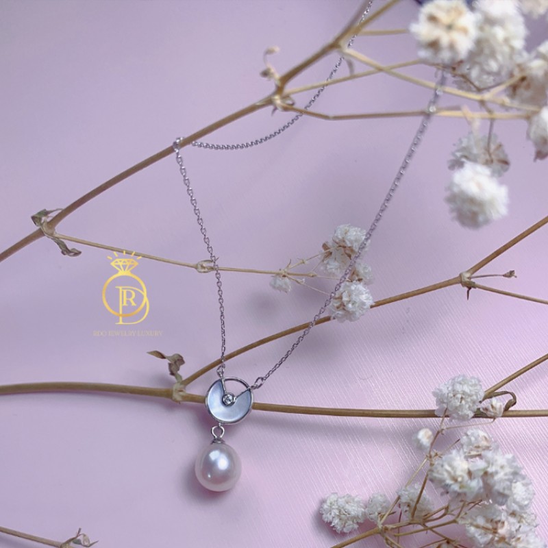 Dây chuyền ngọc trai xuyên tâm
